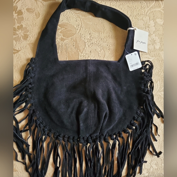 Riley Fringe Bag/Black - Picture 5 of 9
